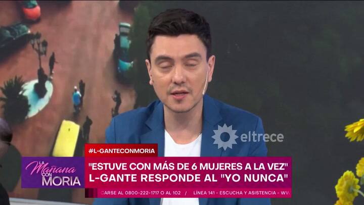 L-Gante protagonizó un cruce con un periodista en el programa de Moria Casán y dejó un tenso momento en vivo