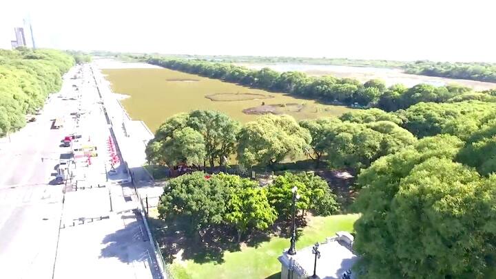 La Costanera Sur y la Reserva Ecológica desde el drone de Télam