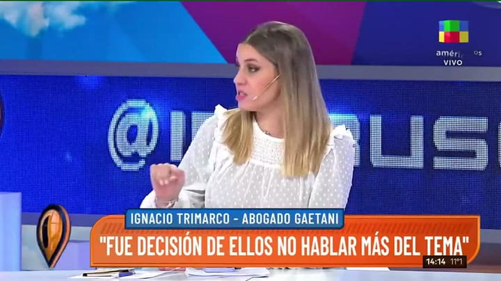 Así fue el encuentro entre Romina Gaetani y Facundo Arana