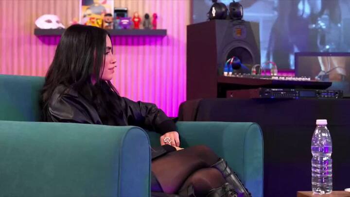 Lali se emocionó al final de la nota con Mario Pergolini