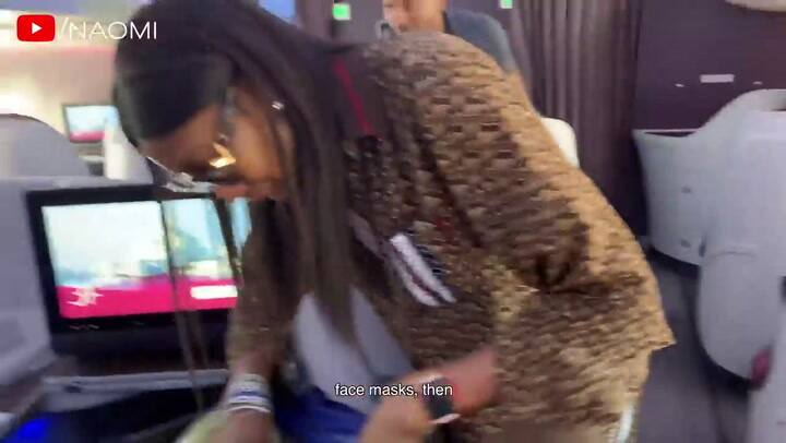 La obsesión de Naomi Campbell con la limpieza al subir a un avión