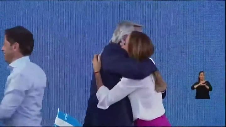 Sergio Massa, en el acto de cierre de campaña del Frente de Todos