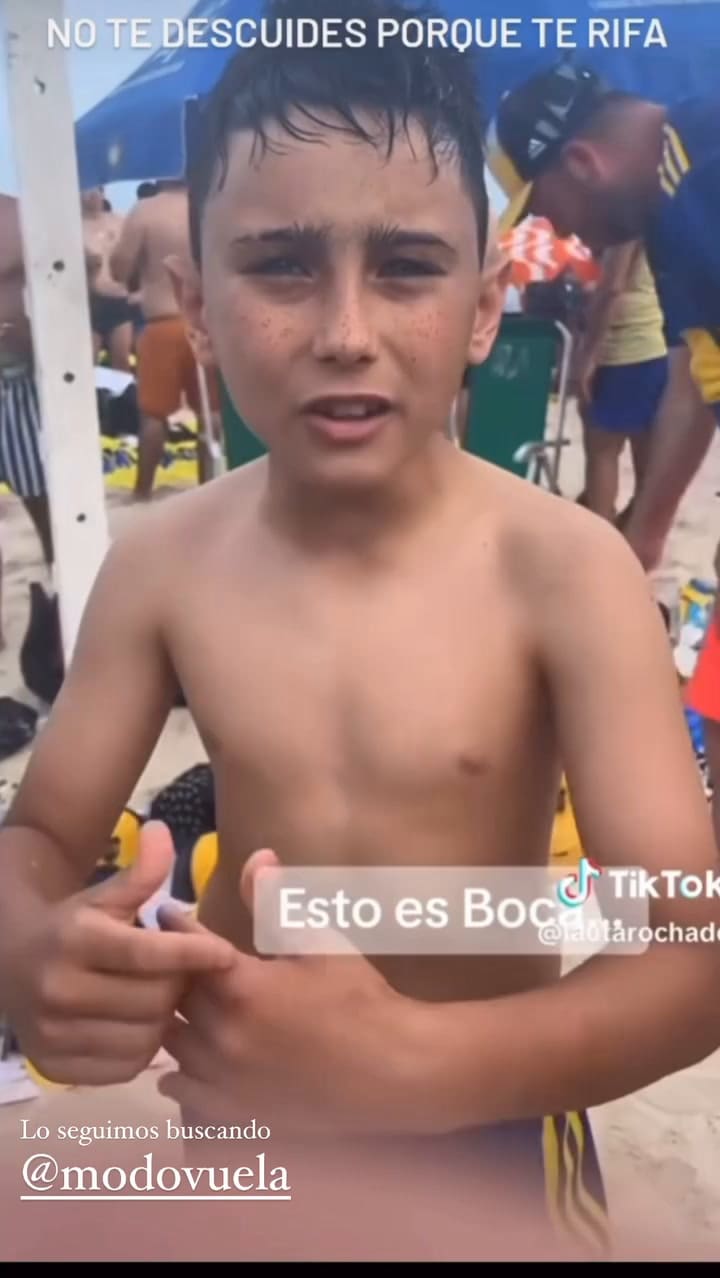 Un nene vendió su consola de juego para ir a Brasil y conmovió a Pampita