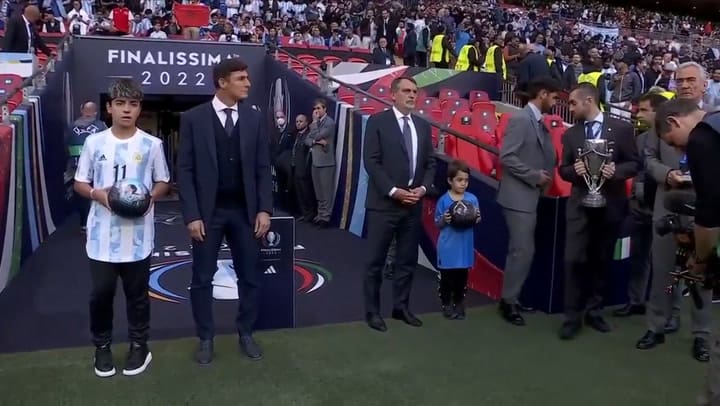 El homenaje que le hicieron a Diego Maradona y Paolo Rossi