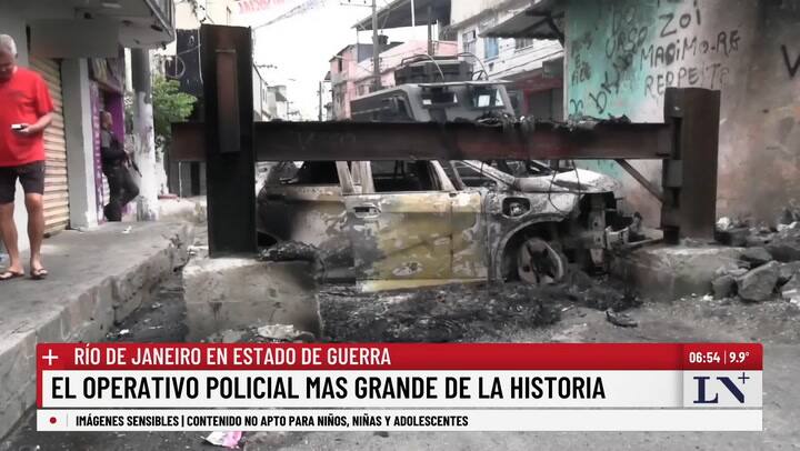 Rio de Janeiro: el operativo policial mas grande de la historia
