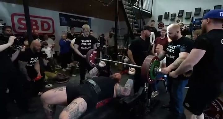 La transmisión de la competencia de Hafthor Bjornsson fue transmitida por YouTube