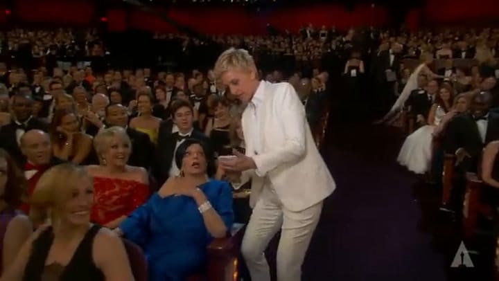 La mejor foto de la historia de los Oscar