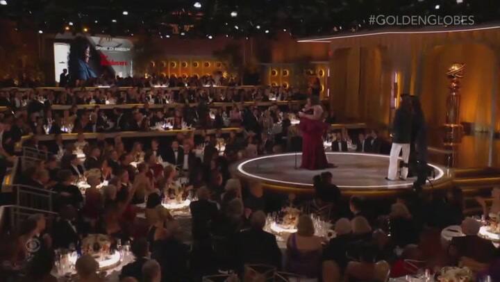 Da'Vine Joy Randolph acepta el premio a Mejor Actriz de Reparto