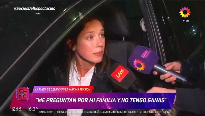 El tenso intecrambio entre Delfina Chaves y Santiago Sposato, cronista de LAM