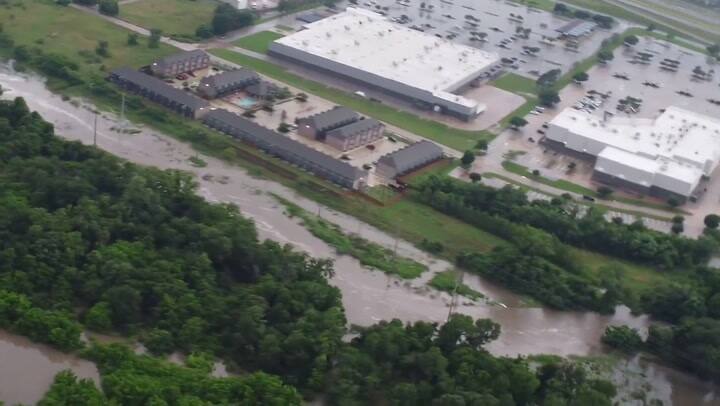 Graves inundaciones en Houston, Texas