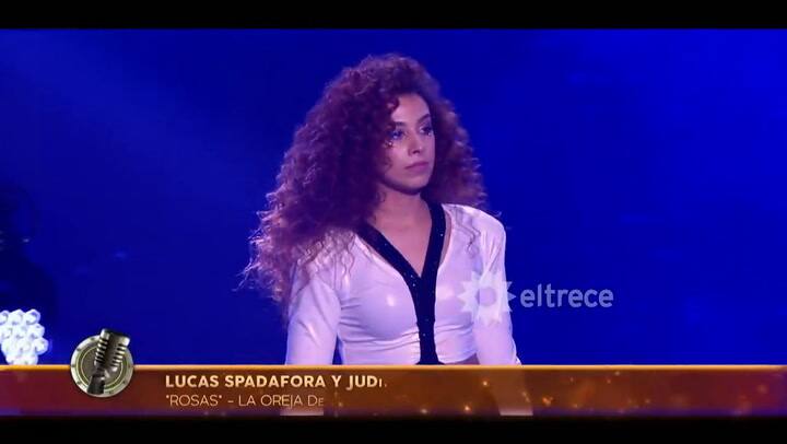 Cantando 2020. Lucas Spadafora y el debut de su nueva compañera, Judith Cabral - Fuente: eltrece