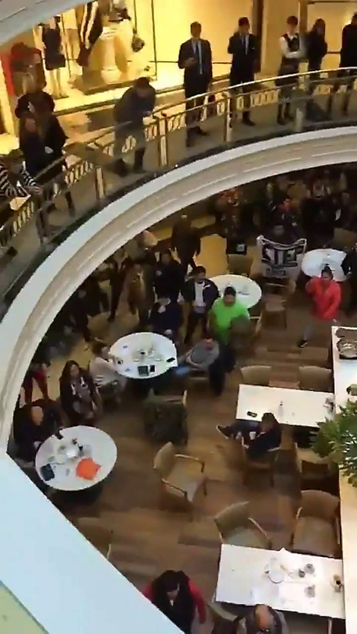 Militantes de la CTEP reclamaron por la emergencia alimentaria - Fuente: Twitter