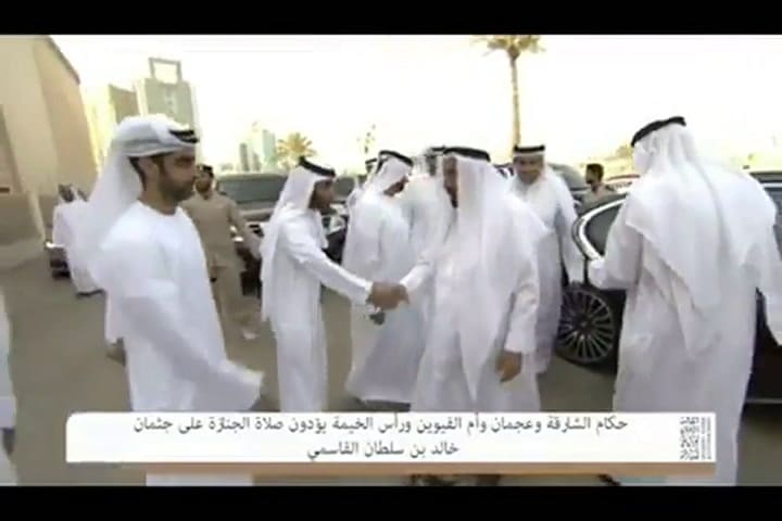 El vídeo que publico en instagram Sultan al-Qasimi, el padre del fallecido