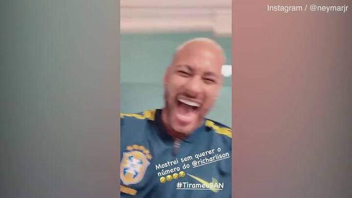 Neymar fue suspendido de Twitch por mostrar el número telefónico de otro jugador