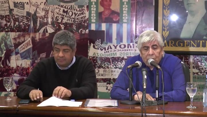 Moyano anunció un acuerdo de suba salarial para el gremio de Camioneros - Fuente: Télam