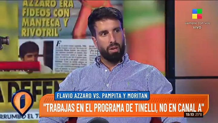 La dura respuesta de Flavio Azzaro a Pampita
