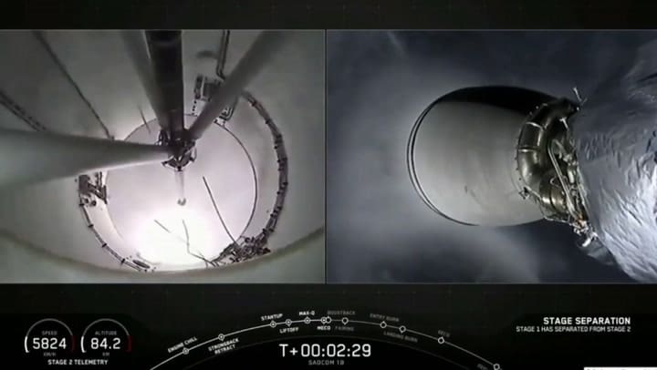 La palabra de Alberto Fernández tras el exitoso lanzamiento del satélite argentino Saocom 1b