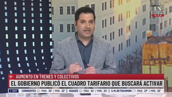 Aumento en trenes y colectivos: el Gobierno publicó el cuadro tarifario que buscará activar