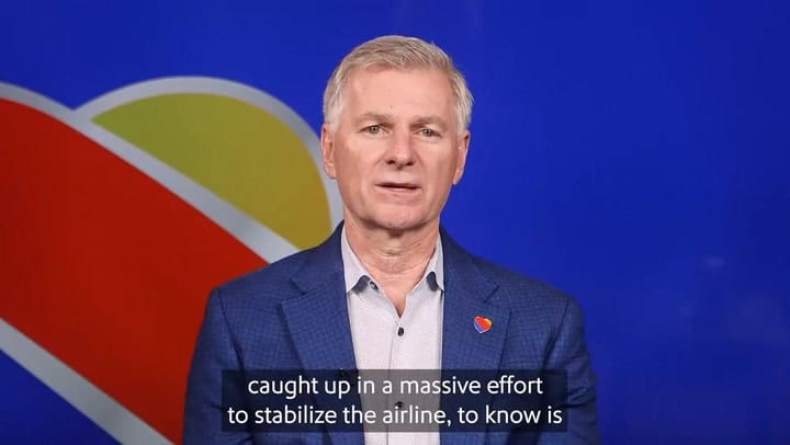 El director de Southwest explica razones del caos en los aeropuertos