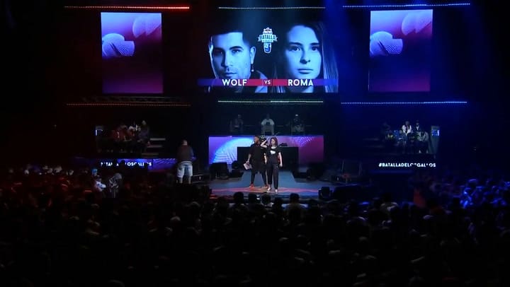 Wolf vs Roma en la Final Nacional Argentina de Red Bull Batalla de los Gallos 2019. Fuente: Youtube