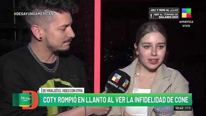 Coti Romero habló tras la difusión del video de su exnovio: 'Él sabe cómo son las cosas'