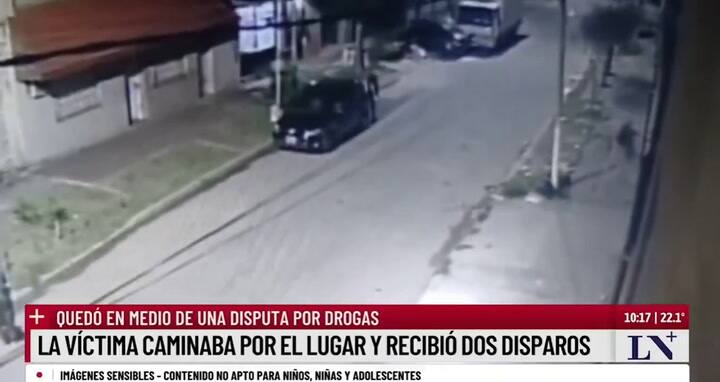 Mataron a un joven en Morón que quedó en medio de un tiroteo narco