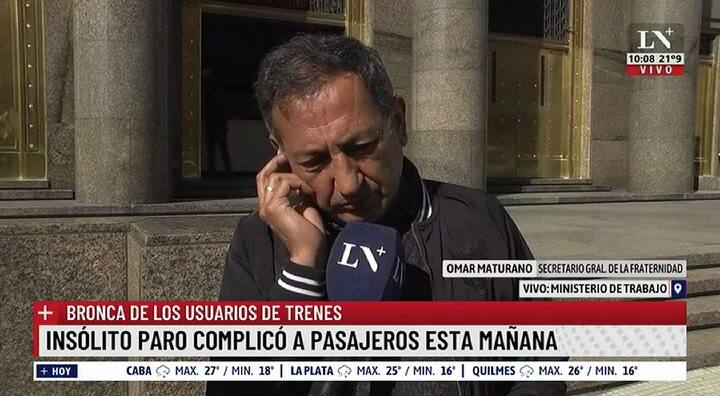 Fuerte cruce de Novaresio y Majul con Omar Maturano