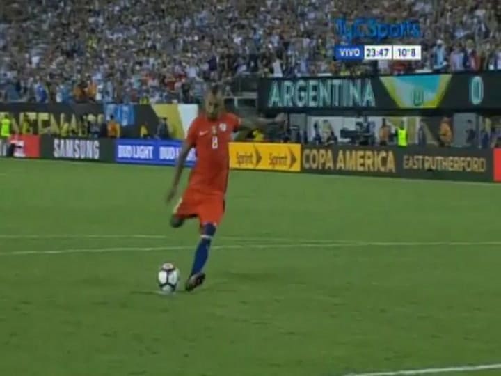 Definición del partido Argentina-Chile en la final de la Copa América 2016