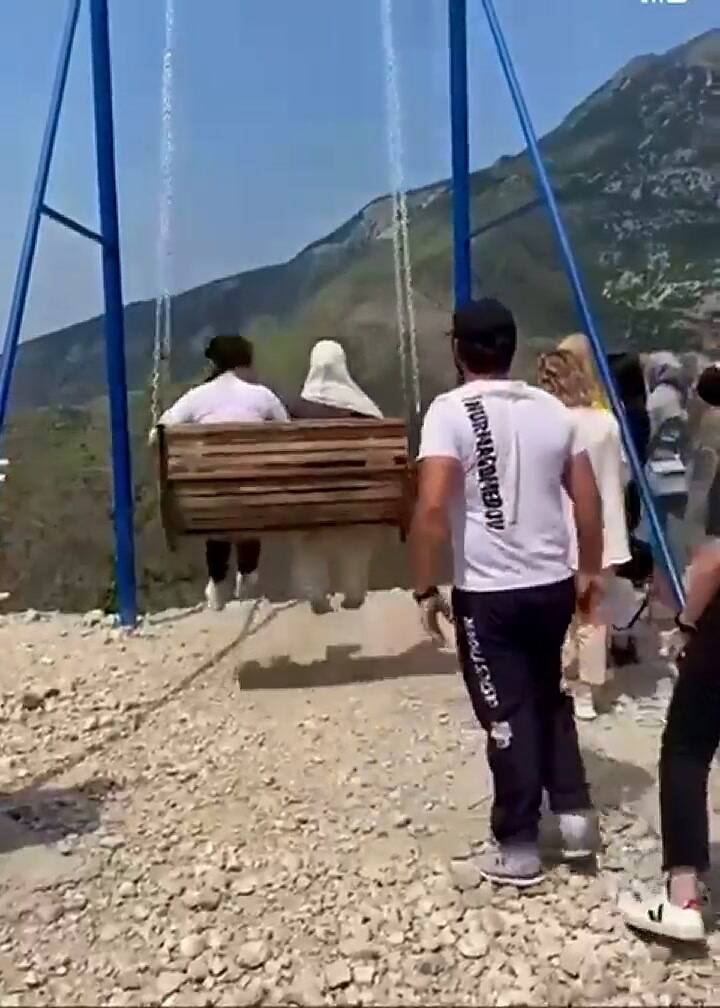 El momento de la caída que tracendió en los portales