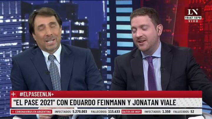 Jony Viale sorprendió a Eduardo Feinmann al ponerle un apodo a Victoria Tolosa Paz