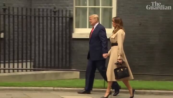 Así llegó Trump a Downing Street - Fuente: The Guardian