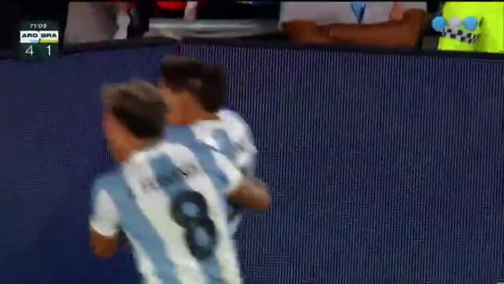 El gol de Giuliano Simeone contra Brasil