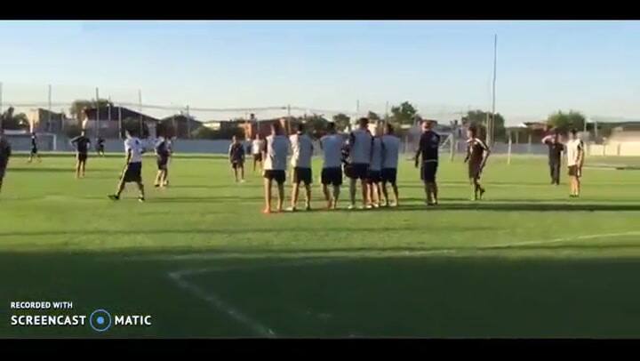 Una clase con Diego Maradona