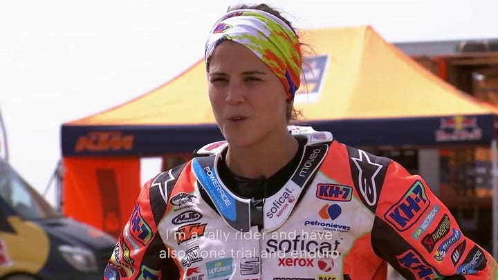 Laia Sanz, del trial y el enduro a participar por octava vez en el Dakar