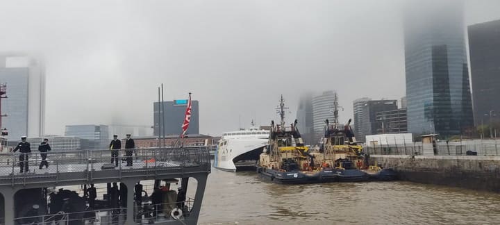 La llegada de buques japoneses a Buenos Aires