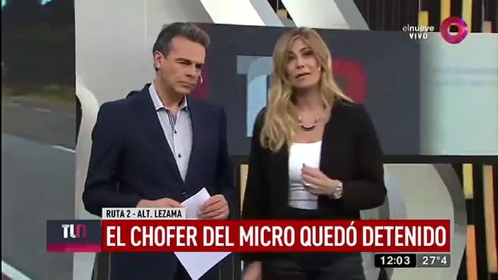 Tragedia en la ruta 2 dejó dos muertos y 10 heridos - Fuente: telenueve