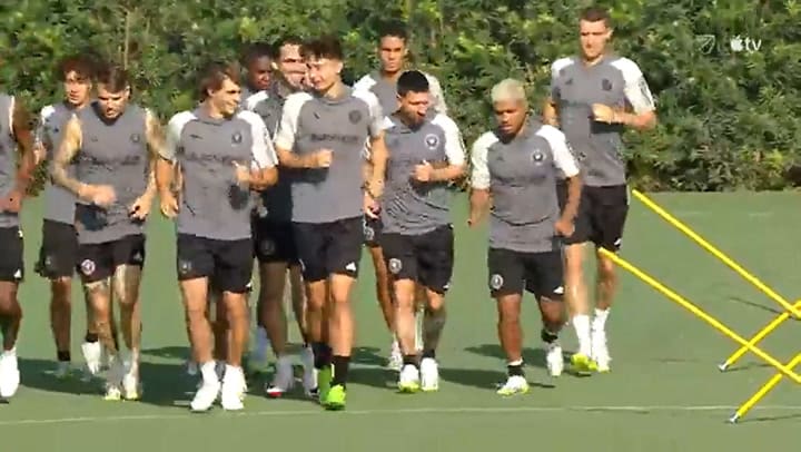 El compinche de Messi en su primer entrenamiento público con Inter Miami