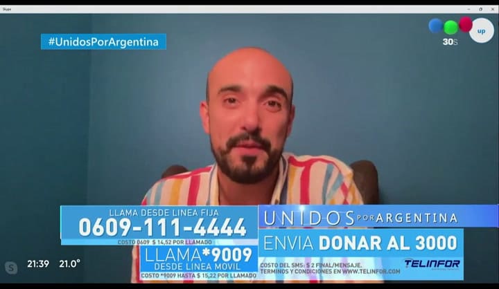 Abel Pintos interpreta 'Motivos' en #UnidosPorArgentina