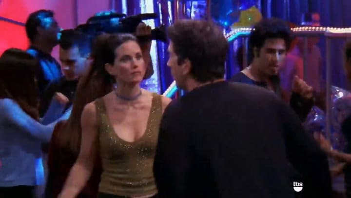 La coreografía original de Monica y Ross