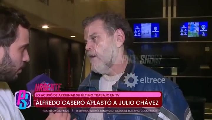 Alfredo Casero apuntó contra Julio Chávez: "Arruinó mi último trabajo en televisión"