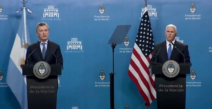 Mauricio Macri habla sobre Venezuela