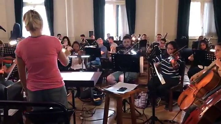 Café Tacvba ensaya una versión de 'Eres' con orquesta sinfónica - Fuente: Festival Únicos