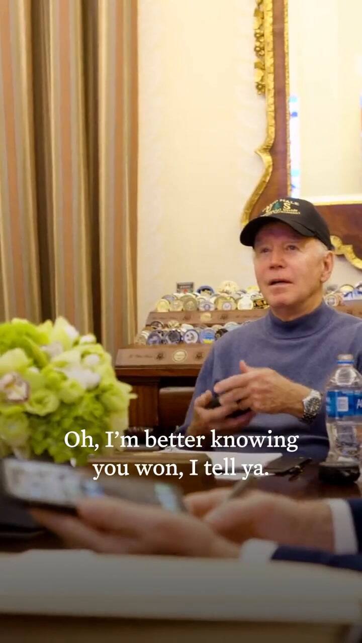 Joe Biden llamó a algunos de los demócratas que ganaron en las elecciones de medio término en EE.UU.