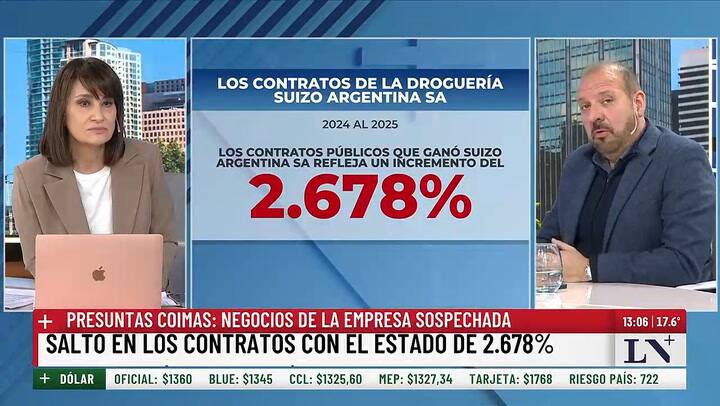 El diputado libertario Carlos D’Alessandro en LN+