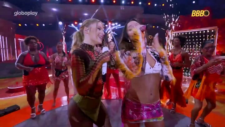 Emilia Mernes bailó al ritmo de Bunda en Gran Hermano Brasil