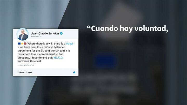 Reino Unido y la UE alcanzan in extremis 'excelente' acuerdo del Brexit - Fuente: AFP