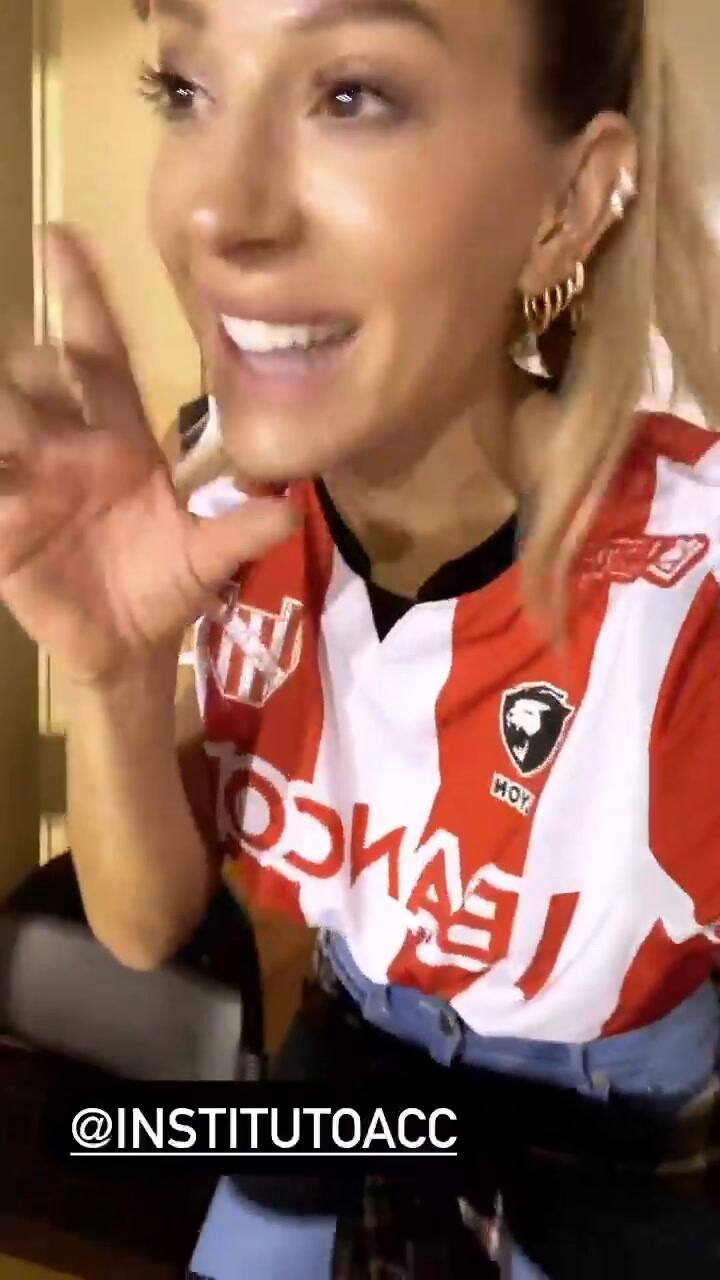 El video de Noelia Marzol desde la cancha de Instituto