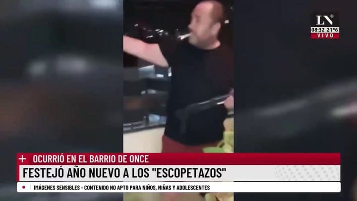 Balvanera: recibió a los escopetazos desde el balcón