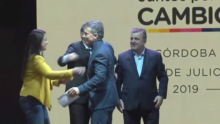 El cuarteto 'de burla' que sonó en acto oficialista en Córdoba