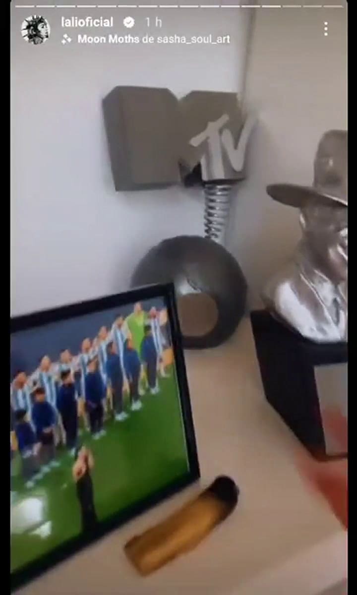 Lali Espósito mostró el “altar argentino” que armó al volver de Qatar